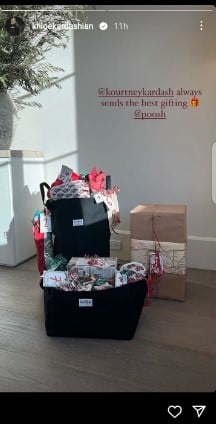 Khloé Kardashian smitten by Kourtney Kardashians generous gesture ahead of Christmas