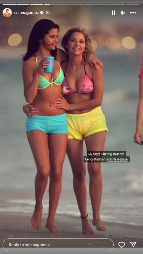 Selena Gomez celebrates ‘Spring Breakers’ co-star Ashley Benson’s pregnancy