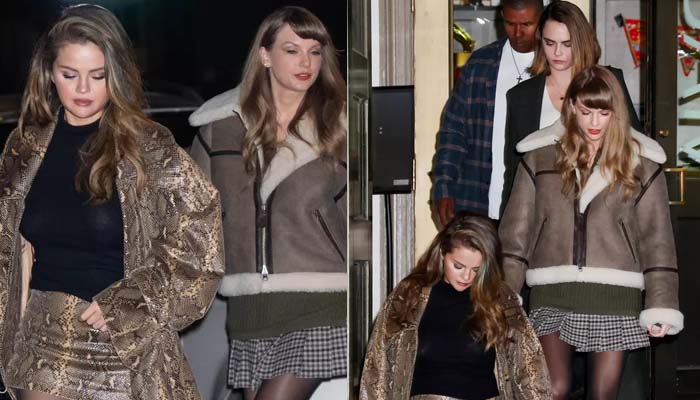 Taylor Swift, Selena Gomez, Cara Delevingne attend comedy show in New York