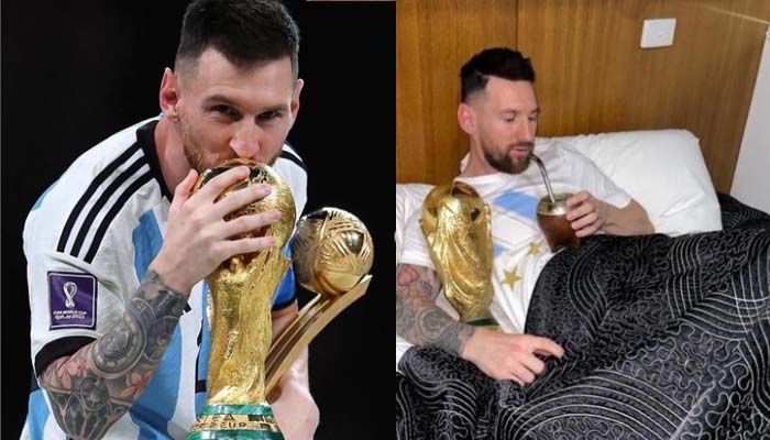 Lionel Messi celebrates one-year anniversary of Argentinas World Cup win