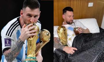 Lionel Messi celebrates one-year anniversary of Argentina's World Cup win