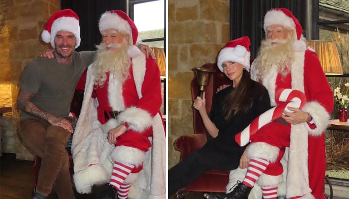 David Beckham and Victoria Beckham drop Christmas Eve celebration pictures
