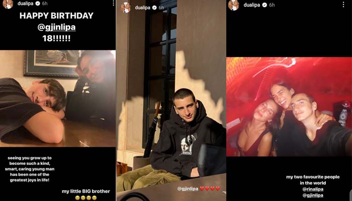 Dua Lipa celebrates brother Gjins 18th birthday with heartfelt wishes: caring young man