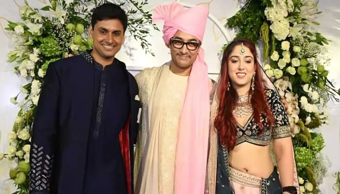 Aamir Khan son-in-law Nupur Shikhare sparks criticism with bizarre wedding outfit