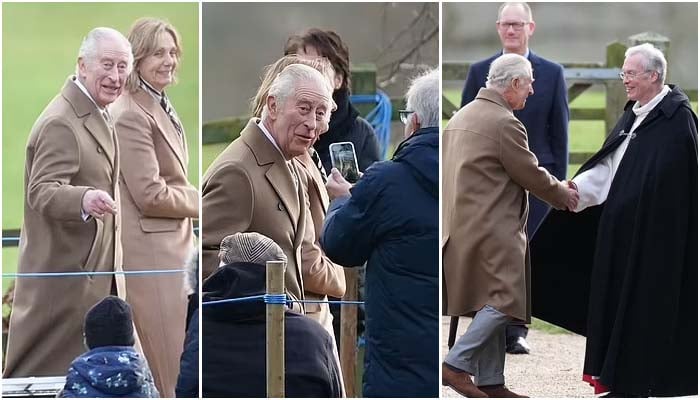 King Charles smiles through Sunday service amid Prince Andrew legal challenges