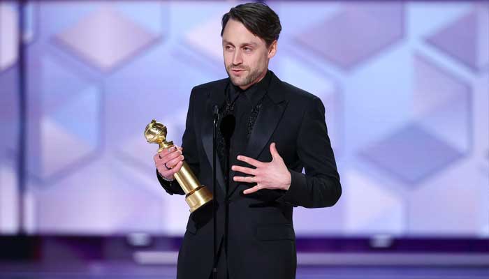 Succession star Kieran Culkin secures Best Actor award at 2024 Golden Globes