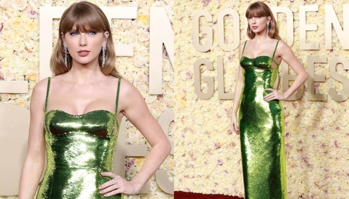Taylor Swift slays green sweater dress during latest NYC outing