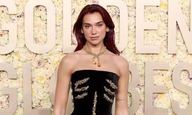 Watch: Dua Lipa raises temperature with her Haute Couture gown at Golden Globe