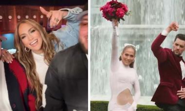 Watch: Jennifer Lopez jams with her ‘squad’ to ‘Can’t Get Enough’