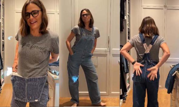 Watch: Jennifer Garner flaunts ‘favourite’ overalls collection in hilarious clip