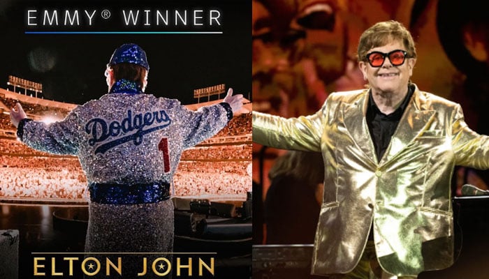 Elton John ‘humbled to be securing’ ‘EGOT’ status with latest Emmy win