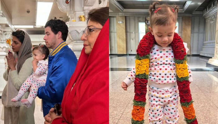 Nick Jonas, Priyanka Chopra visit temple on Maltis 2nd birthday: our miracle