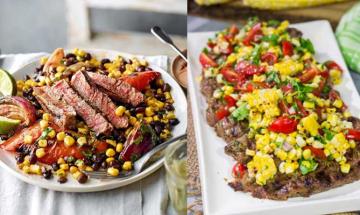 How to make grilled steak with charred corn salad: Easy recipe