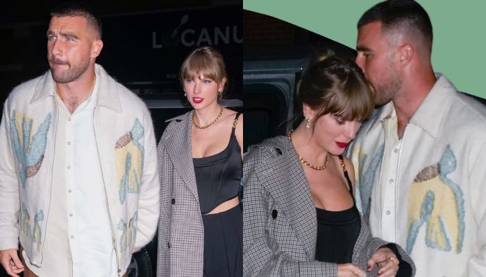 Taylor Swift and Kylie Kelce share laughs at Chiefs-Bills playoff