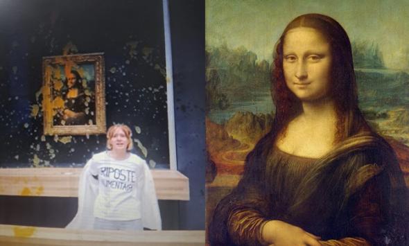 Mona Lisa at Louver Museum suffers outrage of Parisian protesters