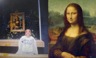 Mona Lisa at Louver Museum suffers outrage of Parisian protesters