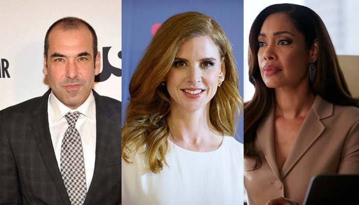 Suits stars Gina Torres, Rick Hoffman, Sarah Rafferty reunite for hilarious ad