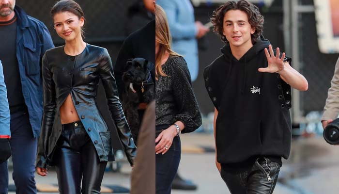 Zendaya, Timothée Chalamet spotted in matching ensembles ahead of Dune: Part Two release