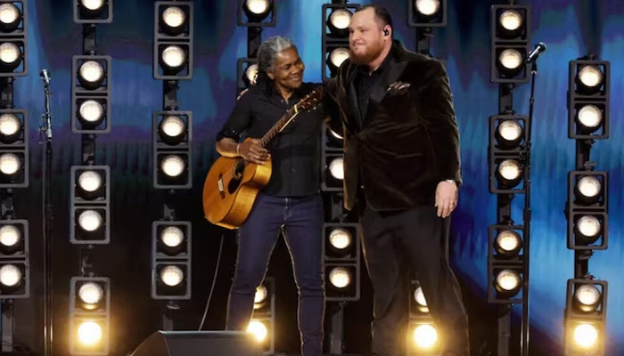 Luke Combs, Tracy Chapman garner applause for Fast Car rendition at 2024 Grammys