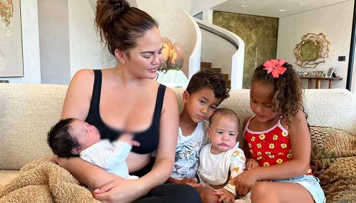 Chrissy Teigen gets candid about chaotic mom life and kids: they never get tired