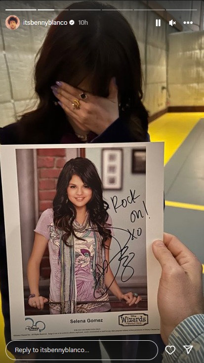 Benny Blanco shares rare signed snap of Selena Gomez: PHOTO