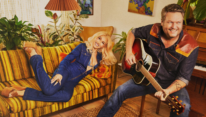 Gwen Stefani and Blake Shelton display sweet harmony in song, ‘Purple Irises’