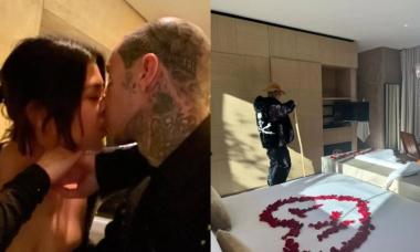 Kourtney Kardashian receives Valentine's Day tribute from Travis Barker