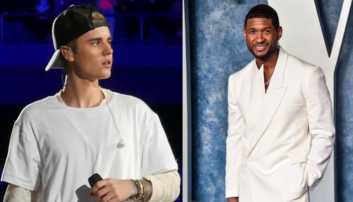 Usher addresses Justin Biebers absence at 2024 Super Bowl gig