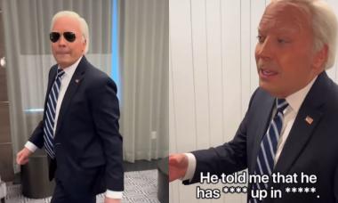 Watch: Jimmy Fallon hilariously mimics president Joe Biden