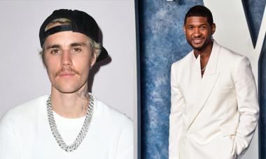 Usher reveals how Justin Bieber signed to his label: 'he's only one'
