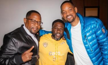 Will Smith, Martin Lawrence cheer on Kevin Hart's latest Atlanta gig