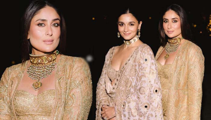Kareena Kapoor Khan shares golden girls moment with Alia Bhatt in matching ensemble