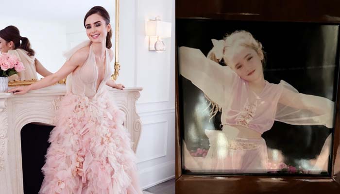 Lily Collins reflects on her younger self on International Womens Day