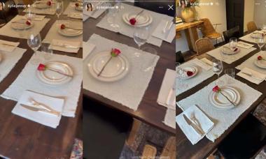 Kylie Jenner shares glimpse of Kendall's dinner night with red roses: Video