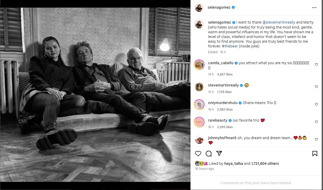 Selena Gomez praises Steve Martin & Martin Short for ‘powerful influences’ in her life