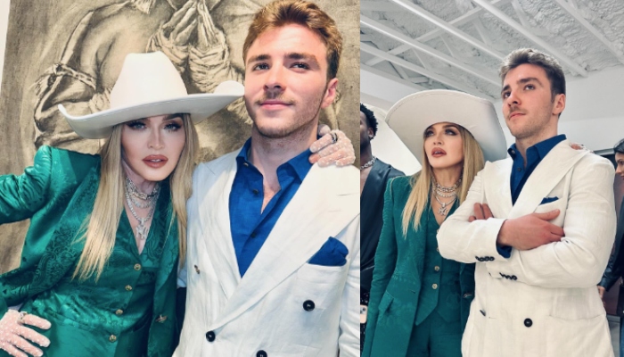 Madonna shows motherly love at Roccos art exhibition: so proud