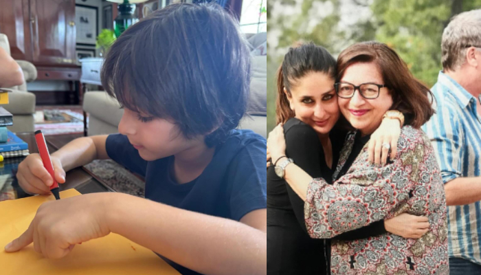 Kareena Kapoors son Taimur sends cute birthday message to grandma Babita