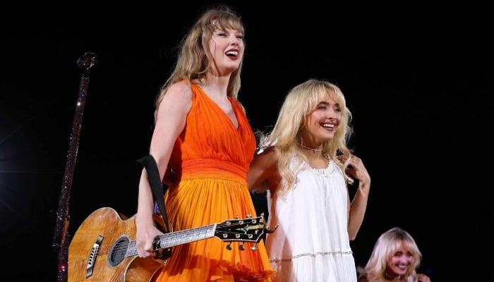 Taylor Swift raves about Sabrina Carpenter’s show-stopping Eras Tour appearance