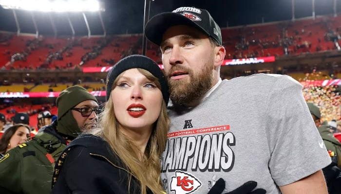 Taylor Swift joins Travis Kelce in post-game celebration with heartfelt words