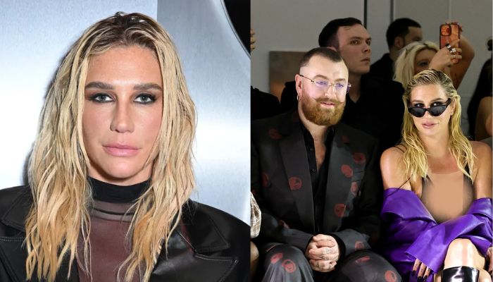 Kesha made a bold statement with her steamy outfit at New York Fashion Week show.
