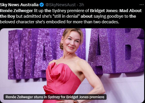 Renee Zellweger has been promoting her upcoming film Bridget Jones: Mad About The Boy