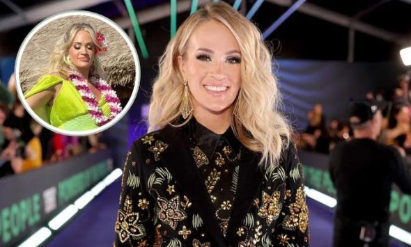 Carrie Underwood stuns in vibrant dress as American Idol judge 