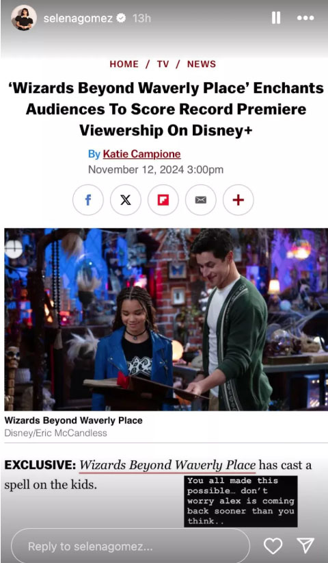 Selena Gomez surprises fans on the season finale for ‘Wizards’ reboot