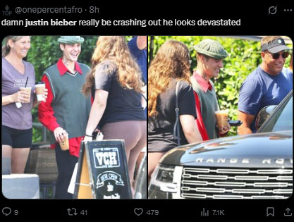 Justin Bieber's rare smile raises eyebrows amid marriage turmoil