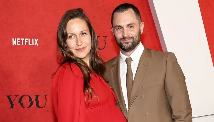 Penn Badgley’s wife Domino Kirke flaunts baby bump at You red carpet