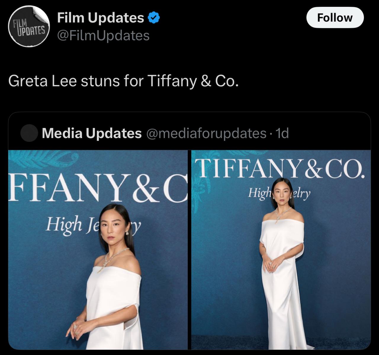 Celebrities dazzle the night during latest Tiffany & Co. event