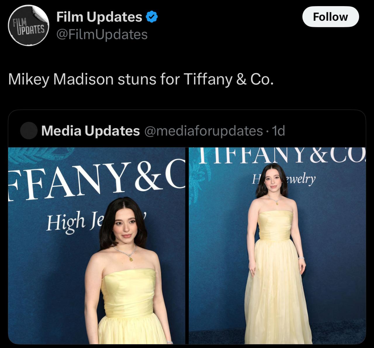 Celebrities dazzle the night during latest Tiffany & Co. event