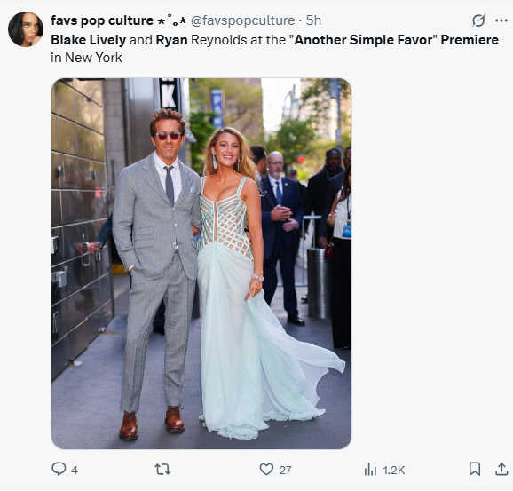 Blake Lively, Ryan Reynolds attend another red carpet amid Justin Baldoni lawsuit