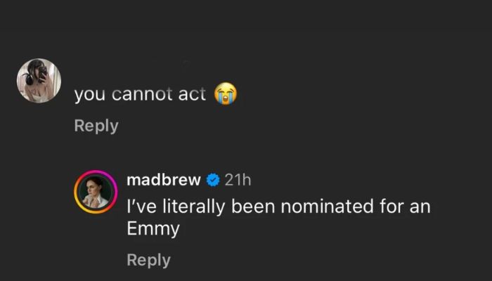 You star Madeline Brewer claps back at trolls comparing her with Rumpelstiltskin