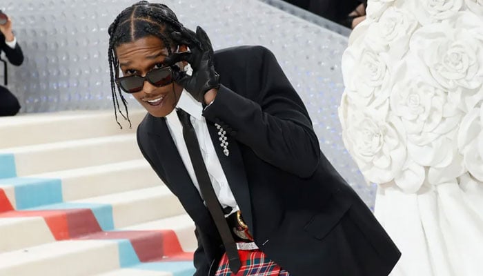 A$AP Rocky makes bold reference to gun trial at 2025 Met Gala